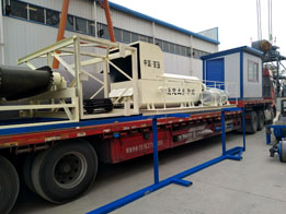 百強(qiáng)WBZ500穩(wěn)定土拌合站發(fā)往湖南懷化