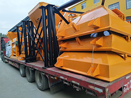 百?gòu)?qiáng)建機(jī)750混凝土攪拌機(jī)發(fā)往四川