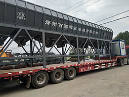 120混凝土攪拌站設備發(fā)往湖南