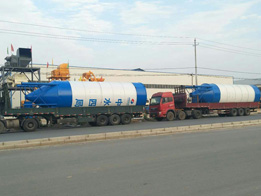 電建 中水四局100噸水泥倉裝車發(fā)貨中