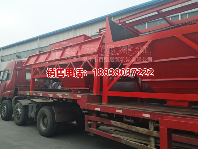 中鐵十二局WBZ600噸三和灰土拌合站裝車圖片 中鐵十二局WBZ600噸三和灰土拌合站裝車圖片