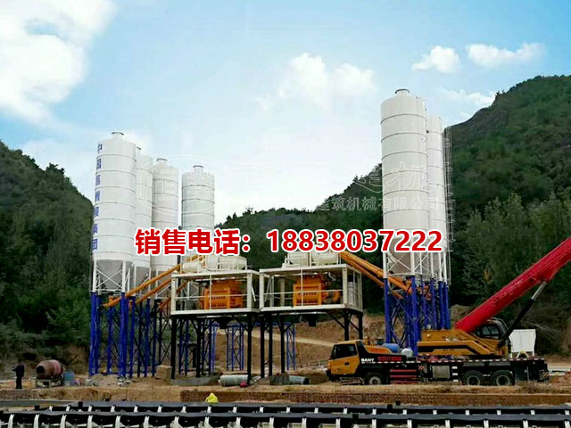 HZS120混凝土攪拌站3 HZS120混凝土攪拌站3