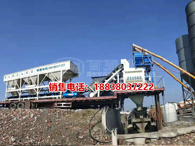 車載式混凝土攪拌站 車載式混凝土攪拌站