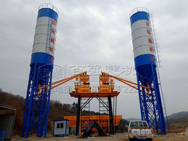 農(nóng)村建一個小型 混凝土攪拌站價格多少錢的圖片